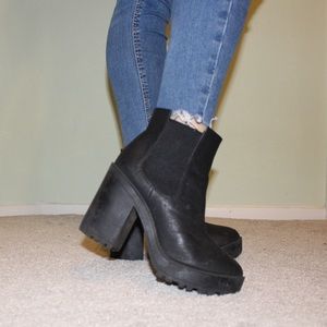 Black boots